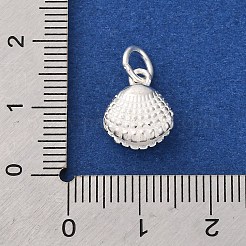 925 dije de plata de ley con forma de concha&nbsp;STER-D304-02S