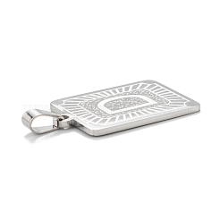 Pendentifs en acier inoxydable 304 anti-ternissement&nbsp;STAS-K216-48D-P