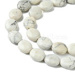 Fili di perline howlite naturale&nbsp;G-K365-B14-02