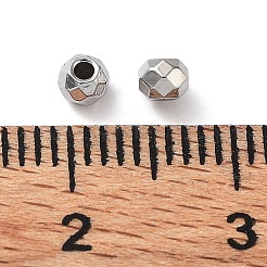 Anlaufgeschützte Perlen aus 303 Edelstahl&nbsp;STAS-Q302-13A-P