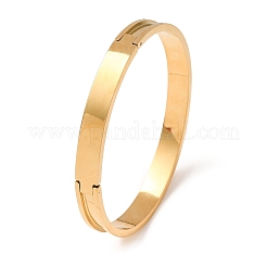 Base de bracelet rainurée en acier inoxydable 304&nbsp;SA-CBACA70-04G