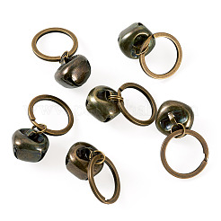 15 porte-clés pendentif cloche en fer&nbsp;HJEW-TA00408