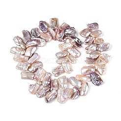 Perles de perles de keshi baroques naturelles&nbsp;PEAR-S022-04C