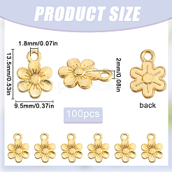 Encantos de aleación 100pcs&nbsp;FIND-SC0010-75A