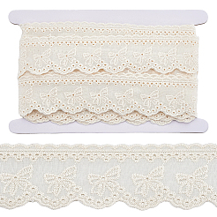 8 mètre de bordure en dentelle creuse plate en polyester&nbsp;OCOR-GF0006-07A