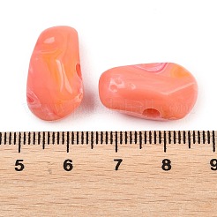Opake Acrylperlen europäischen&nbsp;OACR-G064-10M