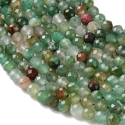 Chapelets de perles en jade africaine naturelle&nbsp;G-K366-C03-5mm