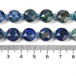 Natürliche Chrysokolla und Lapislazuli Perlen&nbsp;G-C116-A18-01