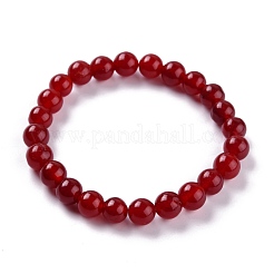 Perles de jade naturelles teintes&nbsp;BJEW-G633-B