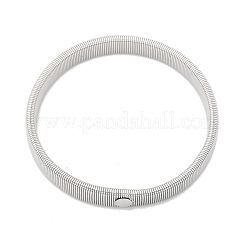 Braccialetti elastici in ferro per uomo donna&nbsp;BJEW-G741-01P