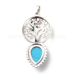 Pierre naturelle et synthétique gros pendentifs&nbsp;G-G855-05P