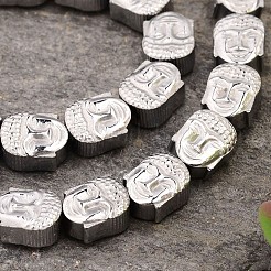 Galvani Buddha unmagnetische synthetischen Hämatit Perlenstränge&nbsp;G-E295-12