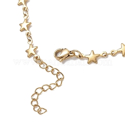 Sets aus Sterngliederketten und Armbändern aus Edelstahl 304&nbsp;SJEW-JS01371