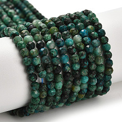 Chapelets de perles en chrysocolle naturelle&nbsp;G-K373-B07-03