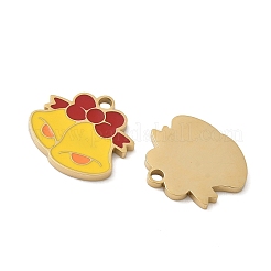 Weihnachten 304 Edelstahl Emaille Anhänger&nbsp;STAS-Z093-08L-G