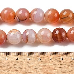 Natur Multi-Color-Achat Perlen Stränge&nbsp;G-A261-B21-14mm