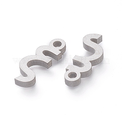 Pendentifs en acier inoxydable 304 résistant au ternissement&nbsp;STAS-A045-06P
