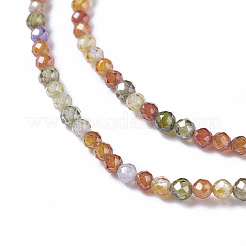 Perles de zircon cubique&nbsp;G-F596-48-2mm