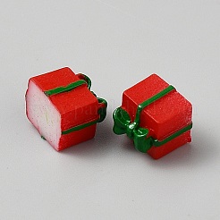 Weihnachtliche Cabochons aus undurchsichtigem Harz&nbsp;CRES-WH20004-07D