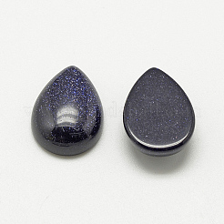 Sintetico cabochon Goldstone blu&nbsp;G-R417-18x25-34