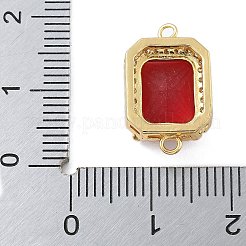 Gestell aus Messing mit Mikropflaster und klarem Zirkonia&nbsp;KK-A234-028