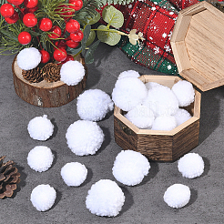24 Stück 2 Arten weicher Wollpomponball&nbsp;DIY-SC0031-39
