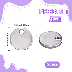 500 pendentif vierge en acier inoxydable 304&nbsp;STAS-GA0002-27