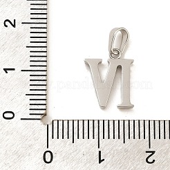 Pendentifs en acier inoxydable 304 micro pavés de zircones cubiques&nbsp;STAS-H228-02P-04