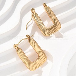 Creolen aus 304er Edelstahl für Damen&nbsp;EJEW-L296-045G