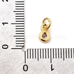 Laiton pavé de zircons cubiques&nbsp;KK-A266-45G