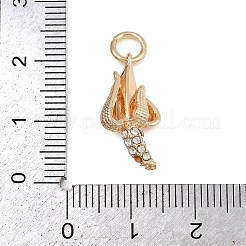 Messing Strass Anhänger&nbsp;LS-KK-B145-02G-05