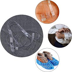 2 rouleau de sangles transparentes en polyuréthane de 2 styles&nbsp;DIY-NB0006-71