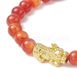 Ensembles de bracelets extensibles en cornaline naturelle&nbsp;BJEW-JB12182