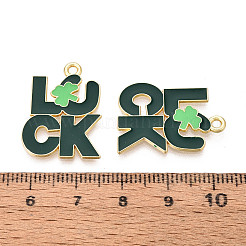 Emaille-Anhänger aus Legierung zum St. Patrick's Day&nbsp;ENAM-T023-06B