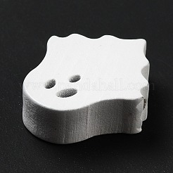 Halloween sprühlackierte Holzperlen&nbsp;WOOD-C002-01