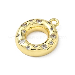 Pendentifs en laiton zircon cubique transparent&nbsp;KK-I476-02G-O