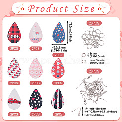 Kit fai da te per creare orecchini per San Valentino&nbsp;DIY-TA0006-61