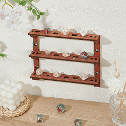 1 Beutel 3-stufiges Würfel-Organizer-Displayturm-Regal aus Holz zur Wandmontage&nbsp;ODIS-BC0001-27