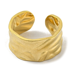 Bague de manchette ouverte en acier inoxydable 304&nbsp;RJEW-C067-19G