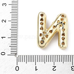 Pendentifs avec zircon cubiques à micro-pavés en laiton&nbsp;KK-Z108-02G-N