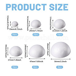 76 Stück 6 Arten DIY Schaumstoffballmaterial&nbsp;FIND-CA0011-42