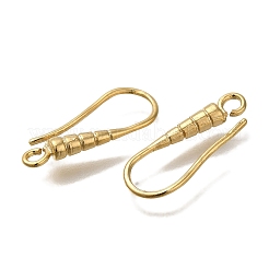 Ganci di orecchini in ottone&nbsp;KK-H502-13G