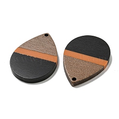 Colgantes de resina y madera de nogal&nbsp;RESI-XCP0002-16H