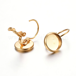 Boucles d'oreilles à levier en acier inoxydable 304&nbsp;STAS-F191-03G-8mm