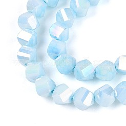 Brins de perles de verre électrolytiques anti-ternissement&nbsp;GLAA-T025-6mm-14C