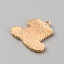 Pendenti smaltati in lega per il giorno di san patrizio&nbsp;ENAM-WH0004-03KCG-01