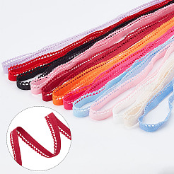 24 m flaches Picot-Elastikband in zwei Farben&nbsp;OCOR-ME0001-41