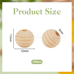 Naturholzperlen&nbsp;WOOD-FG0001-03