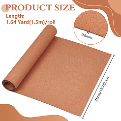 Rouleau de doublure artisanale en cuir mélangé pour sacs et pochettes&nbsp;AJEW-WH0643-143B