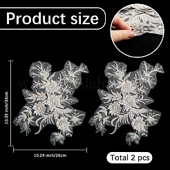 Polyester Acryl Strass Applikation Stickerei ABS Pailletten&nbsp;FIND-WH20019-165A-01